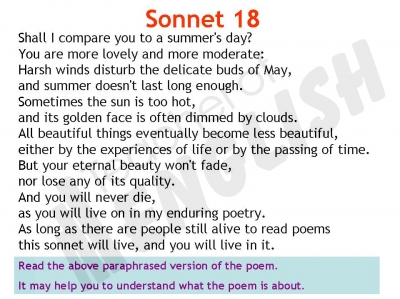 Thesis william shakespeares sonnets